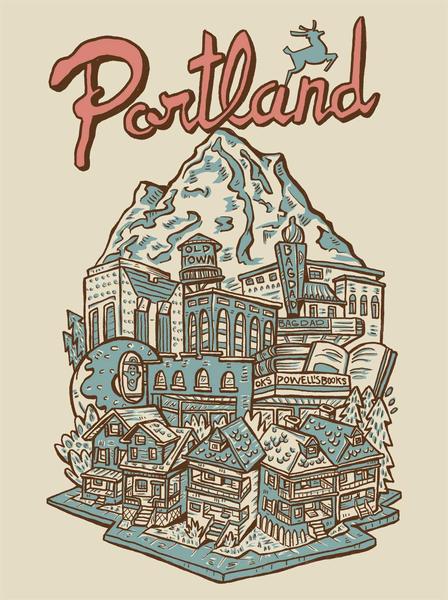 All 4 Prints of Portland