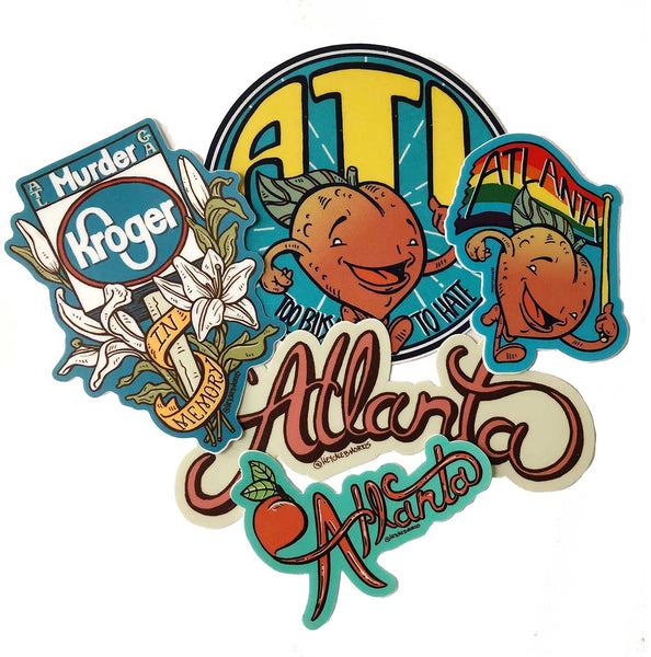 Atlanta Sticker Atlanta Sticker Pack – Hey Caleb