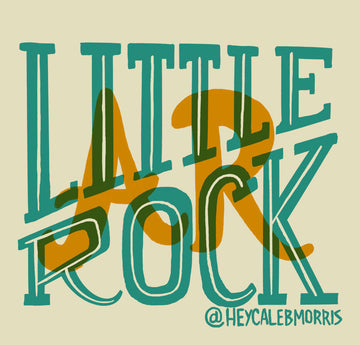 Little Rock Stacked Sticker