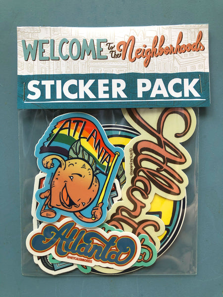 Atlanta Sticker Atlanta Sticker Pack – Hey Caleb